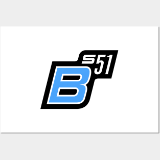 S51 B logo (v2) Posters and Art